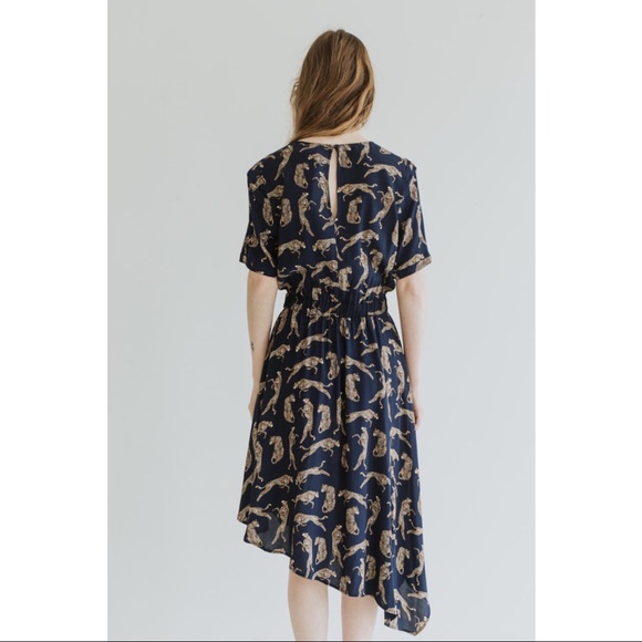 Just Female Leopard Print Long Wells Dress - Picture 5 of 6